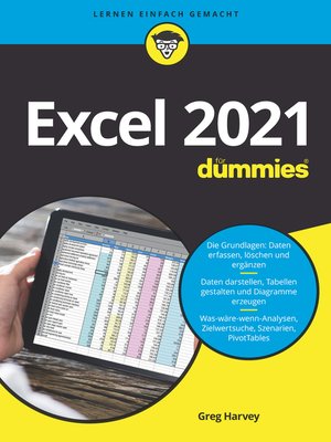 cover image of Excel 2021 f&uuml;r Dummies